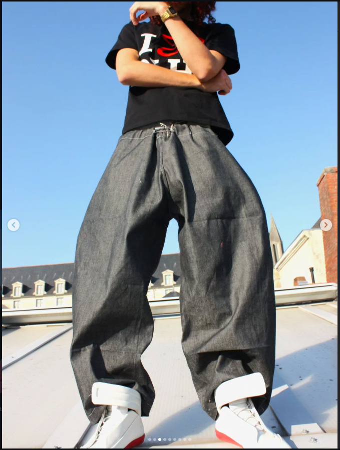 Pantalon Brodé Vitrail